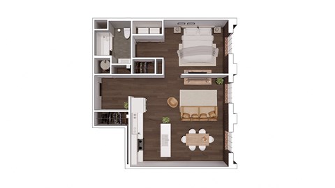 D1.4 Floor Plan at The Mill at Prattville, Prattville, 36067